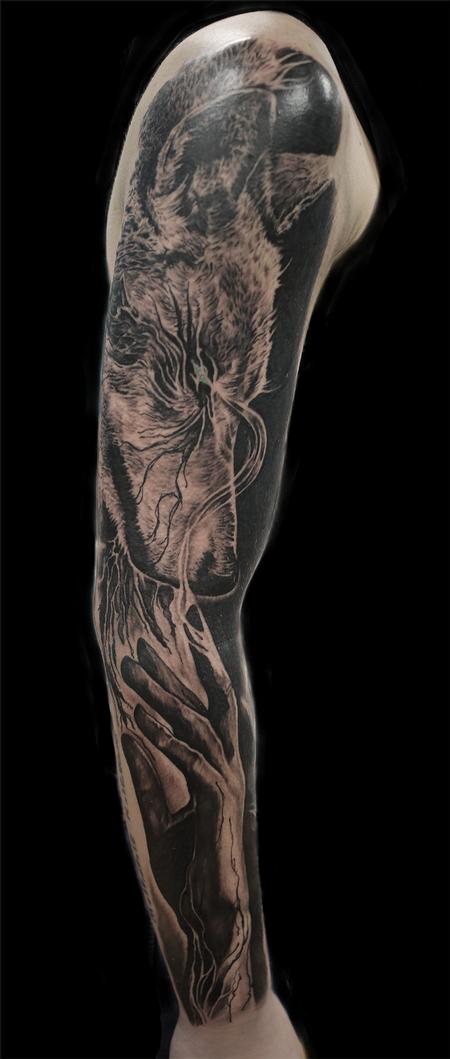 tattoos/ - wolf fantasy piece - 129875